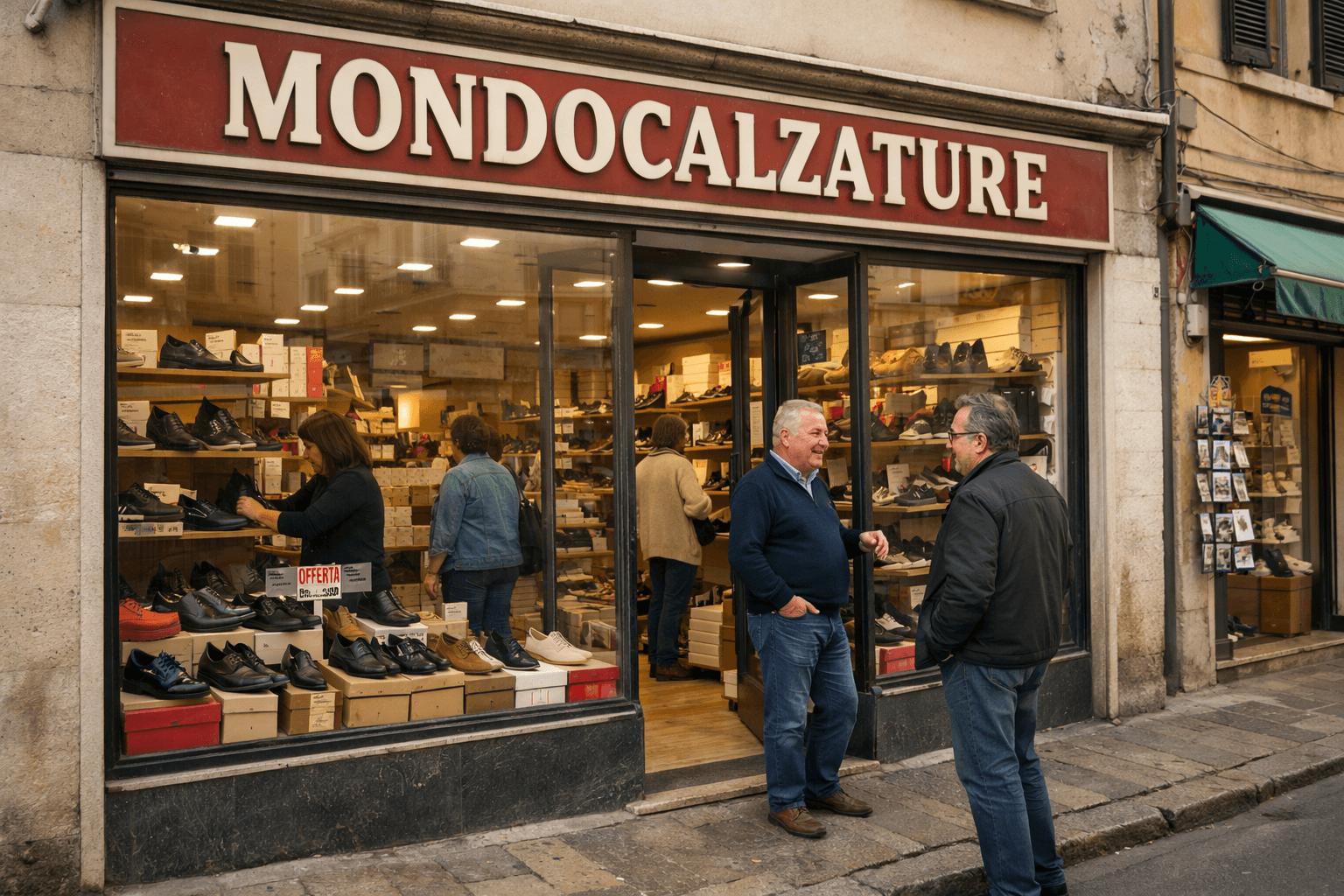 Il negozio Mondo Calzature